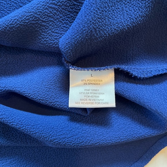 Pink Rose Cobalt Blue Too, Sz L - Picture 5 of 8